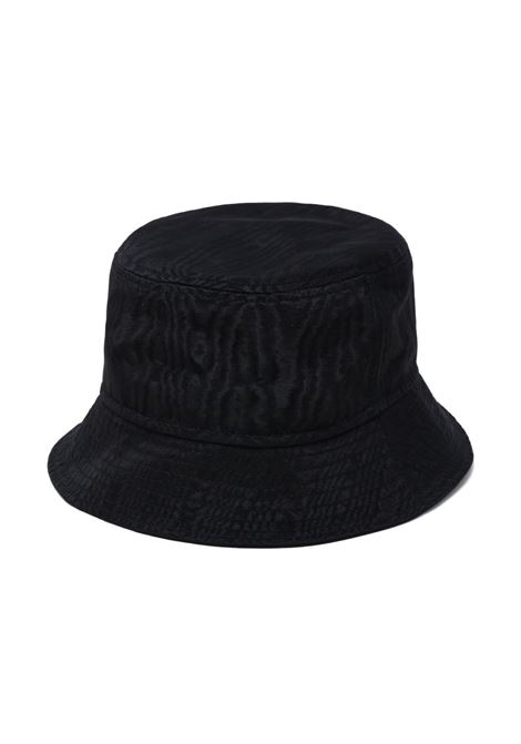 moire bucket hat woman black MARINE SERRE | UHG030A CWOV0030BK99